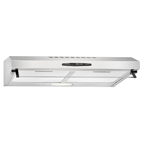 Bomann - DU 623.3 Extractor Hood 60cm, 3 Speeds, Recirculating or Ducted, Washable Filters