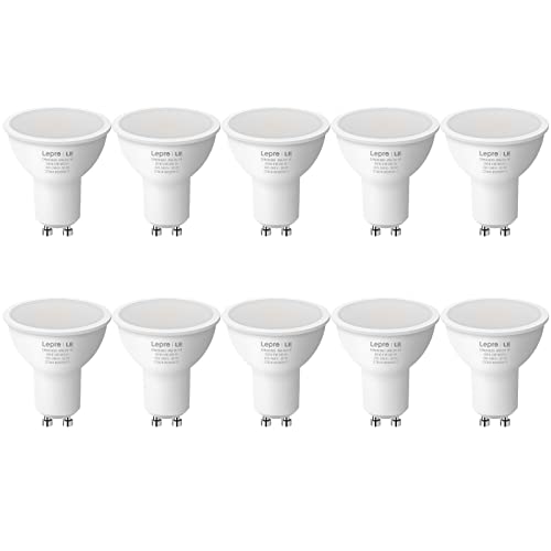 Lepro - GU10 LED Bulbs, Warm White 2700K, 4W, Pack of 10