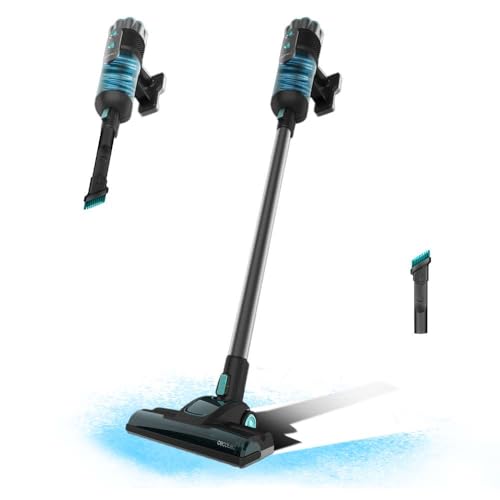 Cecotec - 615W Vertical Vacuum Cleaner with Motorised Brush & Low Power Use