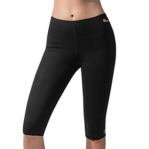 Hot Shapers - Women's Capri Pants for Enhanced Sweat, Neotex Fabric, Maximize Calorie Burn