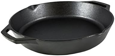 Lodge L8Skl Dual Handle Pan/Skillet, Black, W 27.2 X H 5.1 X L 32.5 Cm, 10.25 Inch, Cast Iron - Medaid - Lebanon