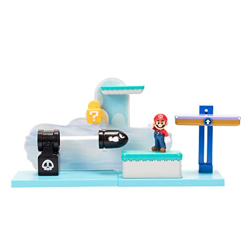 Nintendo - Super Mario 2.5" Action Figure with Switchback Hill Playset