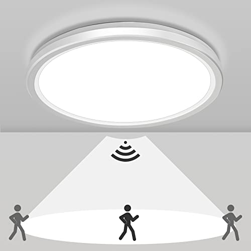 Sentasi - LED Ceiling Light with Radar Motion Sensor, 18W, 360° Detection, 5000K
