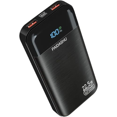 Paidashu - 27000mAh Fast Power Bank, 22.5W PD3.0, QC4.0, USB-C Charger