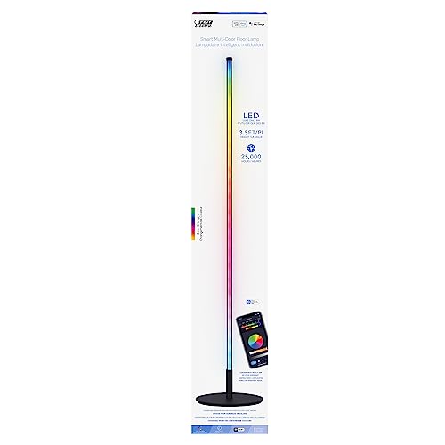 Feit Electric - 42" Smart Floor Lamp, RGBW Color Changing, WiFi, Music Sync