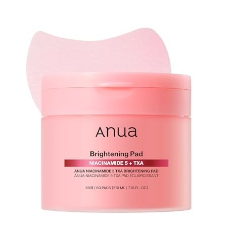 Anua Niacinamide 5 TXA Toner Pads – Hydrating Facial Pad for Even-Looking Skin Tone & Daily Radiance Care, Glow up Under-Eye with Tranexamic Acid, Korean Skin Care (210ml, 60 Pads)|B0DQKLVC7L