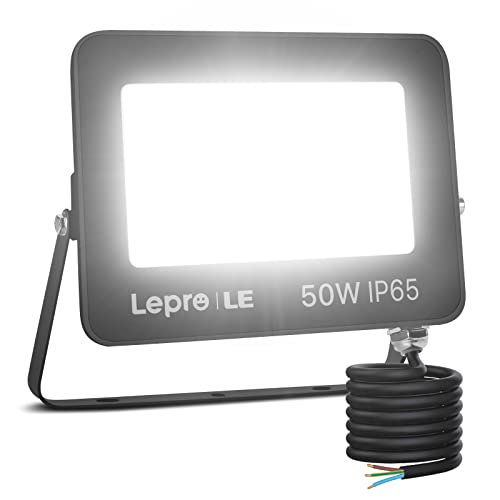 Lepro - 50W LED Floodlight Outdoor, 5000lm Waterproof Security Light