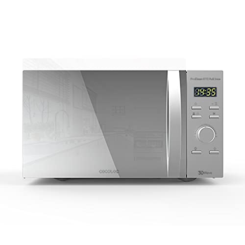 Cecotec - 1000W Microwave with Grill, 28L Capacity, Ready2Clean Coating