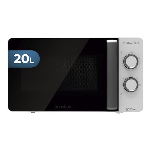 Cecotec - 20L Microwave with 700W Power, Ready2Clean Interior, Elegant Design