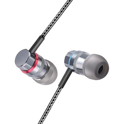 AMZ - In-Ear Headphones with High Sensitivity Mic, Noise Isolating, Hi-Fi Stereo Sound