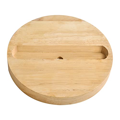 Arturesthome - Industrial Ceiling Light Fitting, Wood Canopy, Easy Install