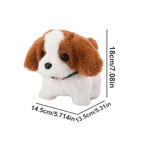 Petsi - Interactive Electronic Plush Dog Toy with Shaking Feature, Calming Sleep Aid for Puppies