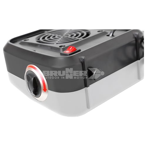 Brunner - Compact Ceramic Fan Heater with Thermostat Control, 500W, Overheating Protection