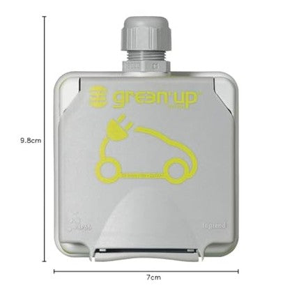 Legrand - Green' Up Electric Car Socket, 1-Phase, 8-16A, 3.7 kW