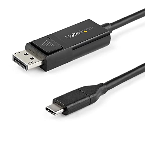 StarTech - 2M USB-C to DP1.2 Bi-Directional Cable, 4K 60Hz, 21.6Gbps