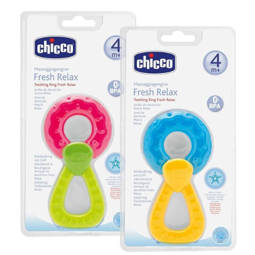 Chicco Fresh Relax teething ring pink 4m+ - Medaid International