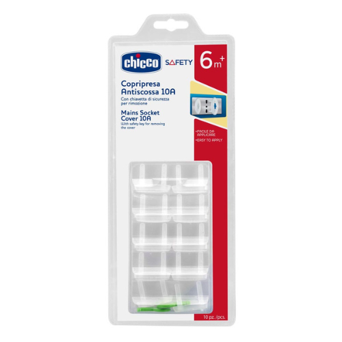 Chicco Main socket cover 10A 10pcs - Medaid International