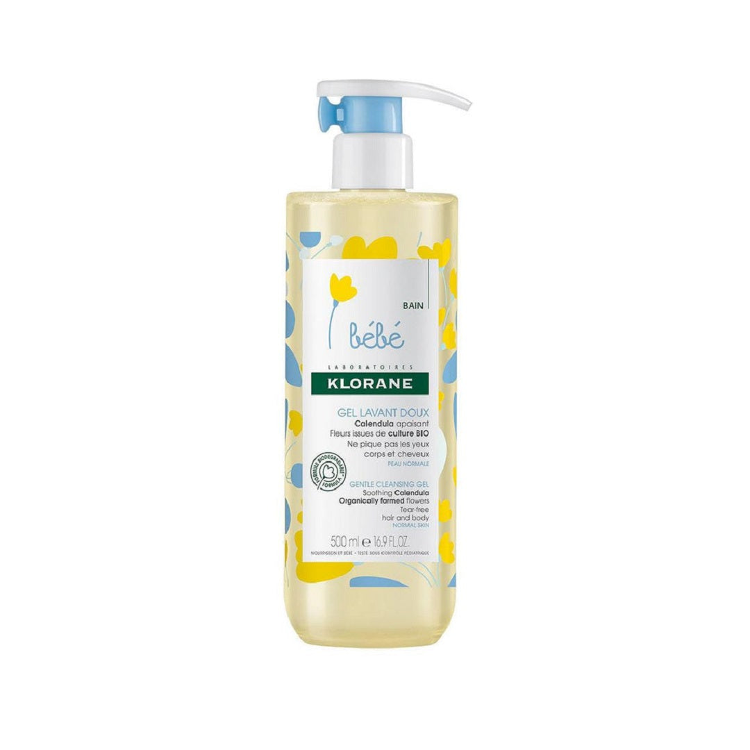 Klorane Bebe Gentle Cleansing Gel - Normal Skin 500ml - Medaid - Lebanon