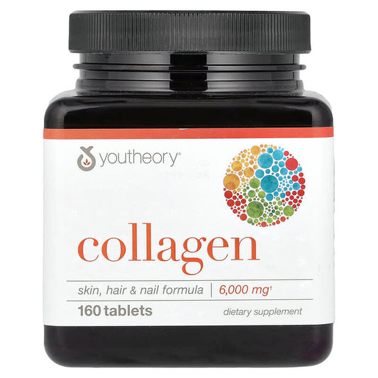 Youtheory, Collagen, 6,000 mg, 160 Tablets - Medaid