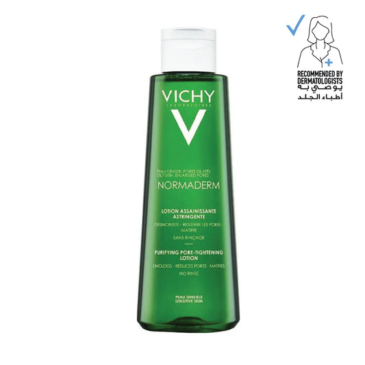 Vichy Normaderm Pore Tightening Toner for Oily/Acne Skin with Salicylic and Glycolic acid - Medaid