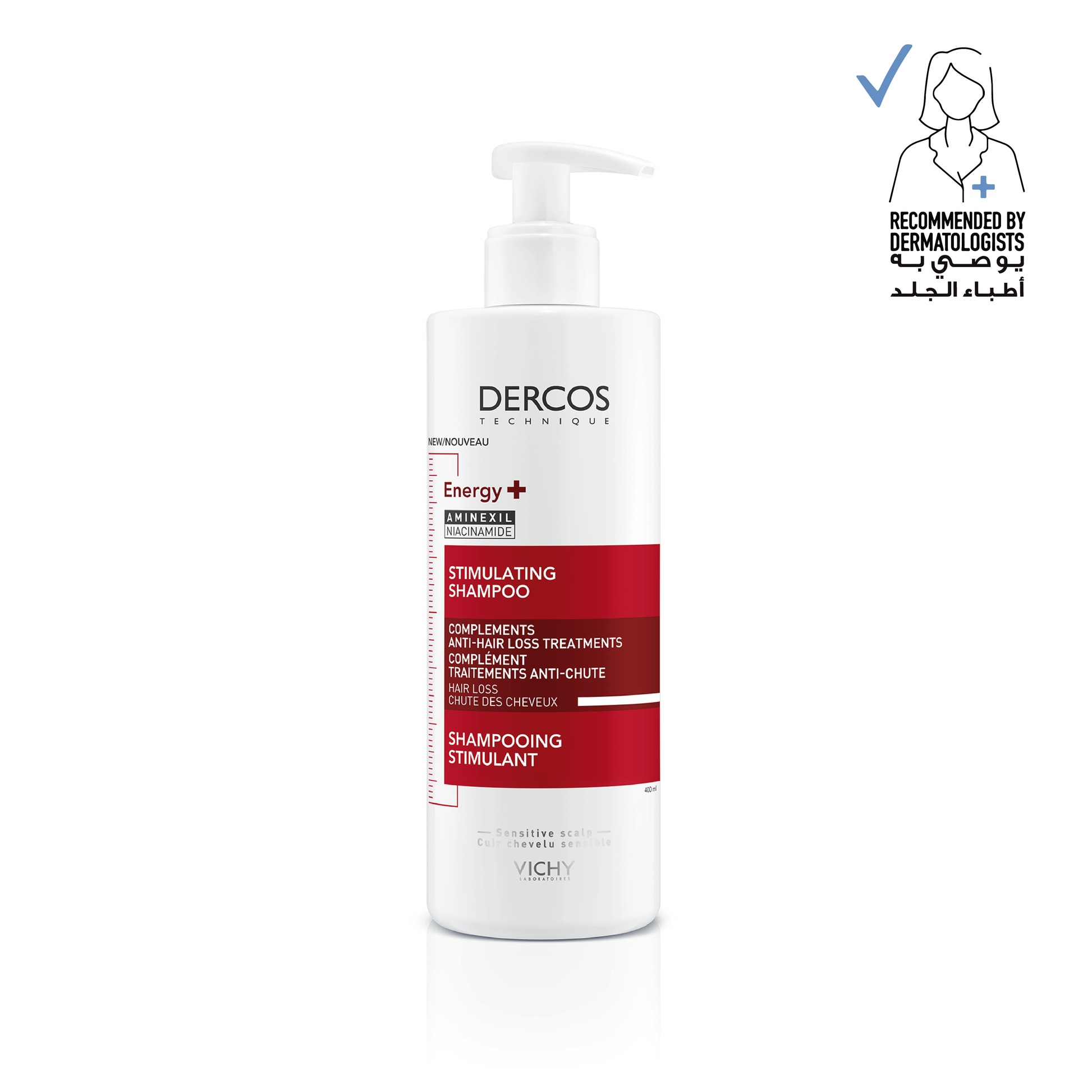 Dercos Energising Shampoo-A Complement To Hair-Loss Treatments - Medaid - Lebanon