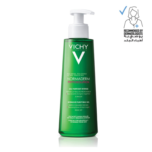 Vichy Normaderm Phytosolution Face Cleanser Gel for Oily/Acne Skin with Salicylic Acid
