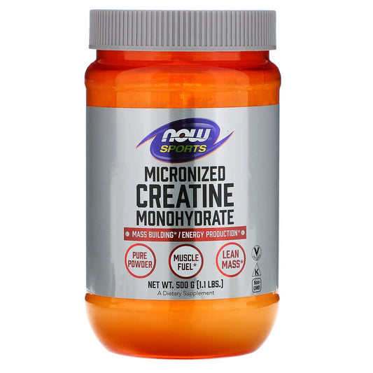 NOW Foods, Sports, Micronized Creatine Monohydrate, 500 g - Medaid International