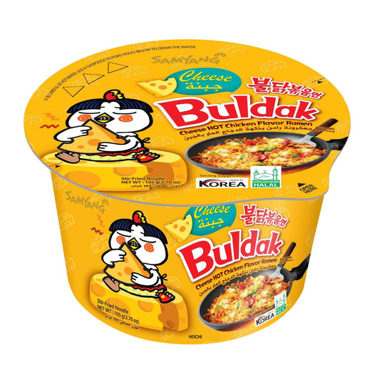 Buldak Big Bowl Cheese - 105g - Medaid International