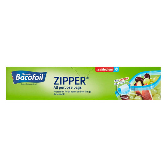 BACOFOIL ZIPPER BAGS MEDIUM - 3L - Medaid International
