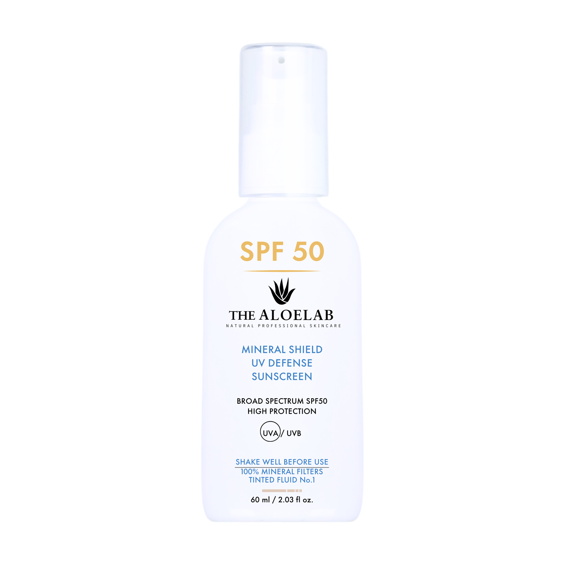 Tint No. 1 Mineral Shield UV Defense Sunscreen SPF 50 - Medaid