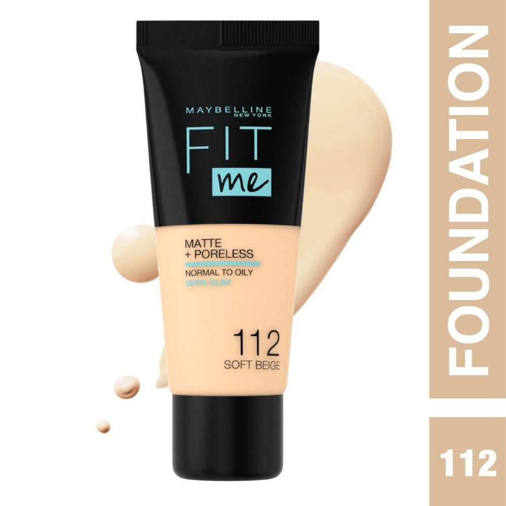 Maybelline Fit Me Matte + Poreless Liquid Foundation - 30 ml - Medaid