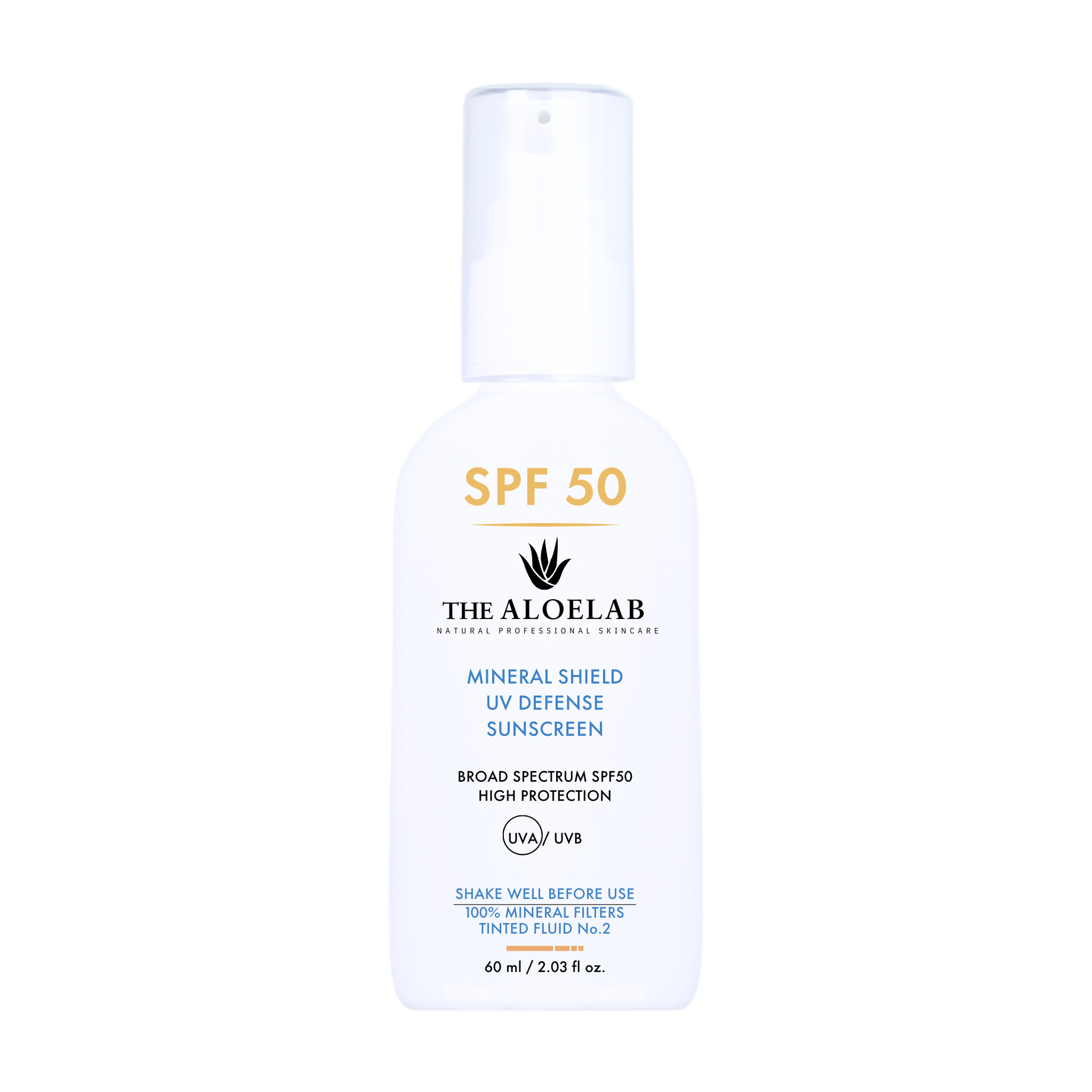 Tint No.2 - Mineral Shield UV Defense Sunscreen - Medaid