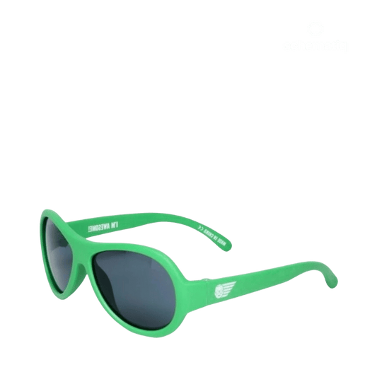 Uv Sunglasses Unisex-baby Aviator Green  3-7 Y/O By Babiators - Medaid International