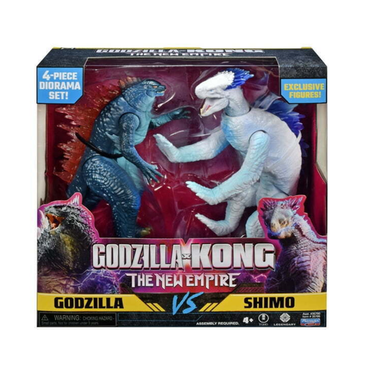 Godzilla x Kong Basic Fig. 6" 2-Pack - Godzilla vs Shimo - Medaid International
