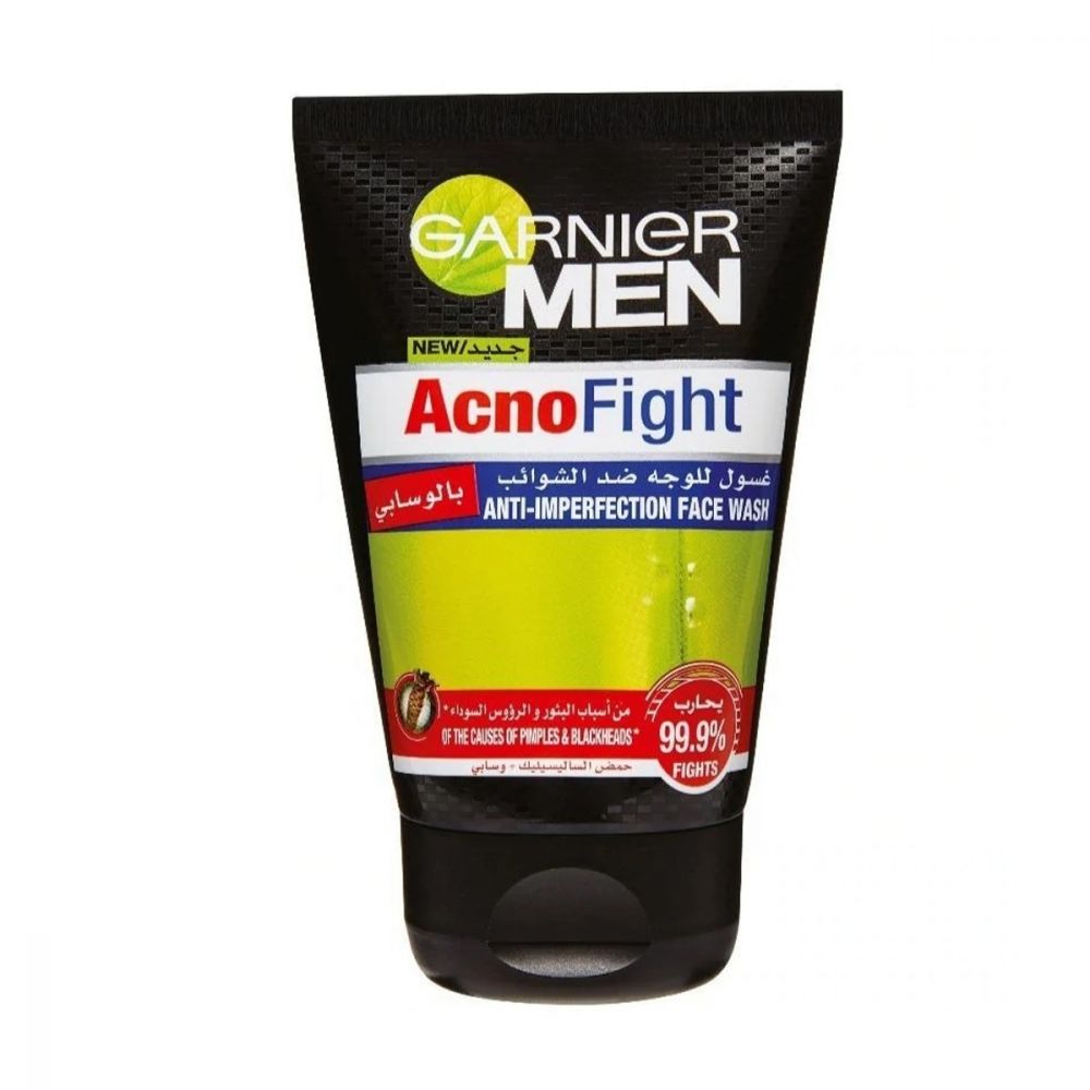 Garnier men AcnoFight anti-imperfections face wash 100ml - Medaid