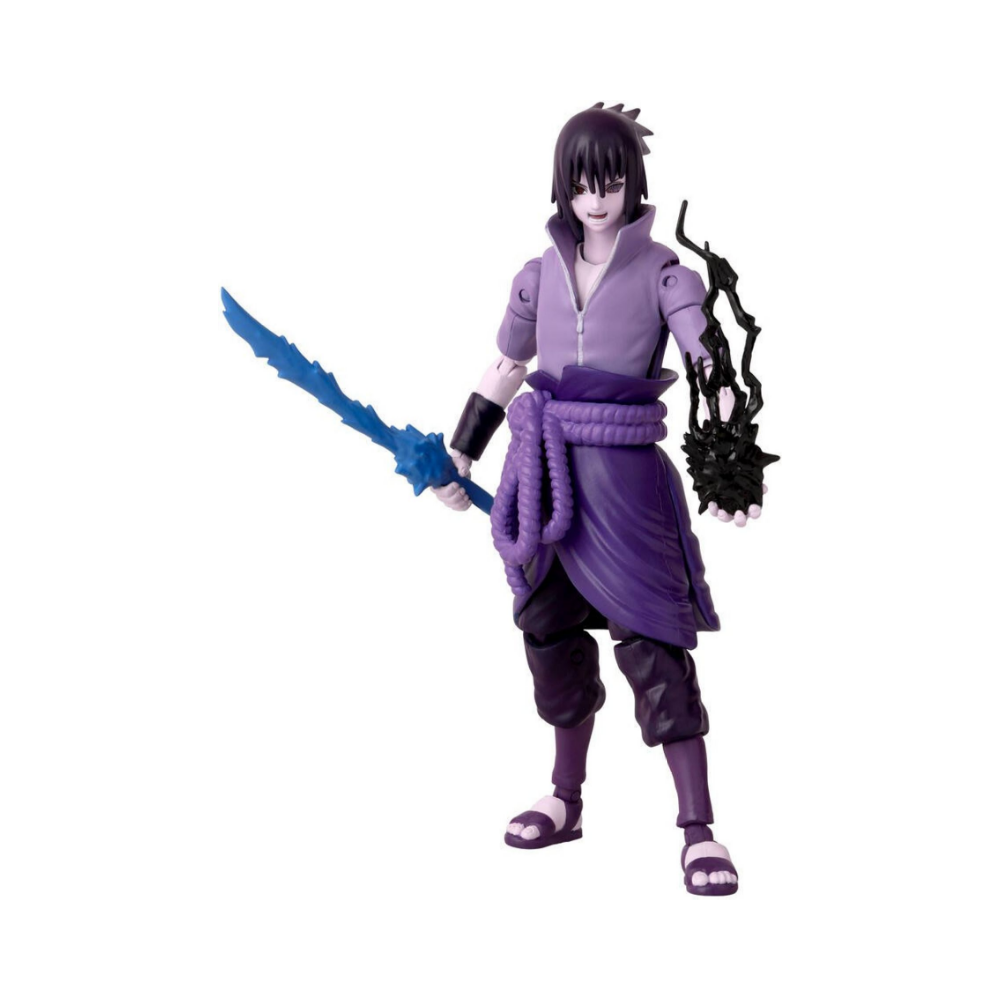 Naruto Shippuden Sasuke Uchiha Anime Heroes Action Figure by Bandai - Medaid International