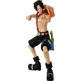 ONE PIECE PORTGAS D ACE 6.5" Anime Heroes Action Figure by Bandai - Medaid International