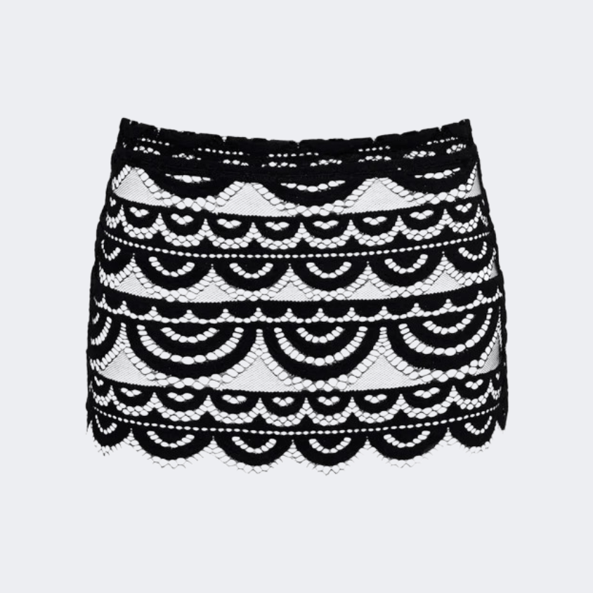 Pq Swim Midnight Maycee Skirt Women Beach Skirt Black - Medaid International