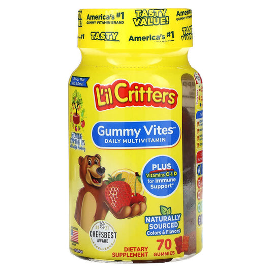 L'il Critters, Gummy Vites Daily Multivitamin, 70 Gummies - Medaid International