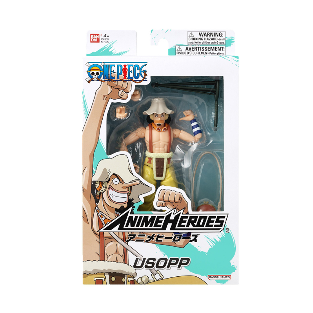 One Piece Usopp 7" Anime Heroes Action Figure by Bandai - Medaid International