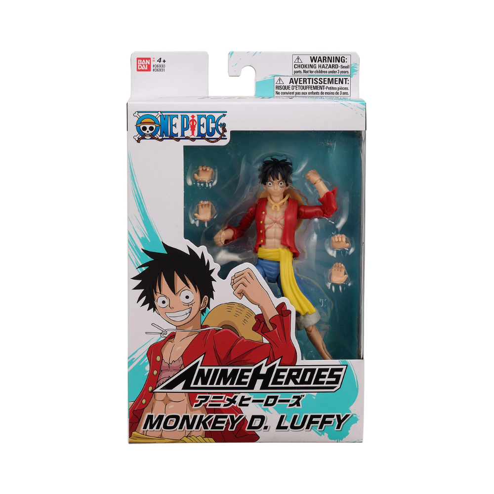 One Piece Monkey D. Luffy Renewal Anime Heroes Action Figure by Bandai - Medaid International