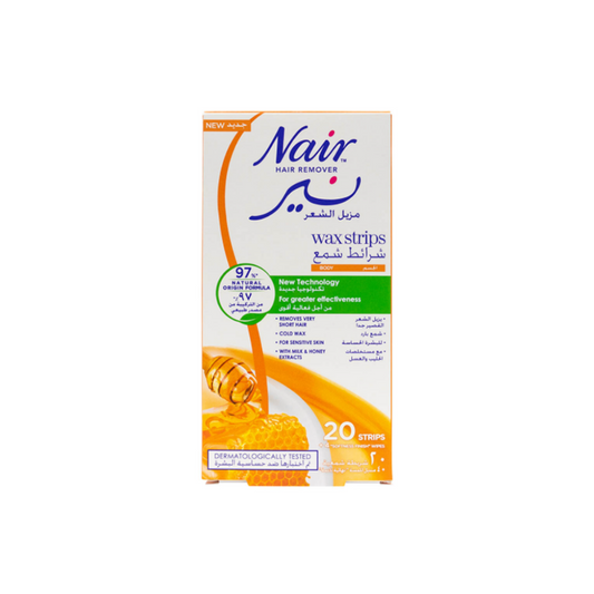Nair Body Wax Strips Milk&Honey 20S