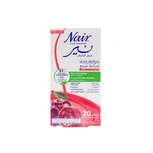 Nair Body Wax Strips Cherry 20S