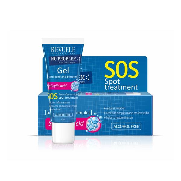 No Problem Sos Anti-inflammation Spot Treatment Gel With Salicylic Acid - Medaid