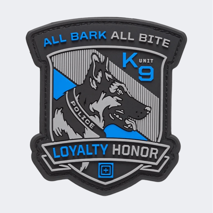5-11 Brand All Bite Tactical Patches, Tags And Stickers Black - Medaid International