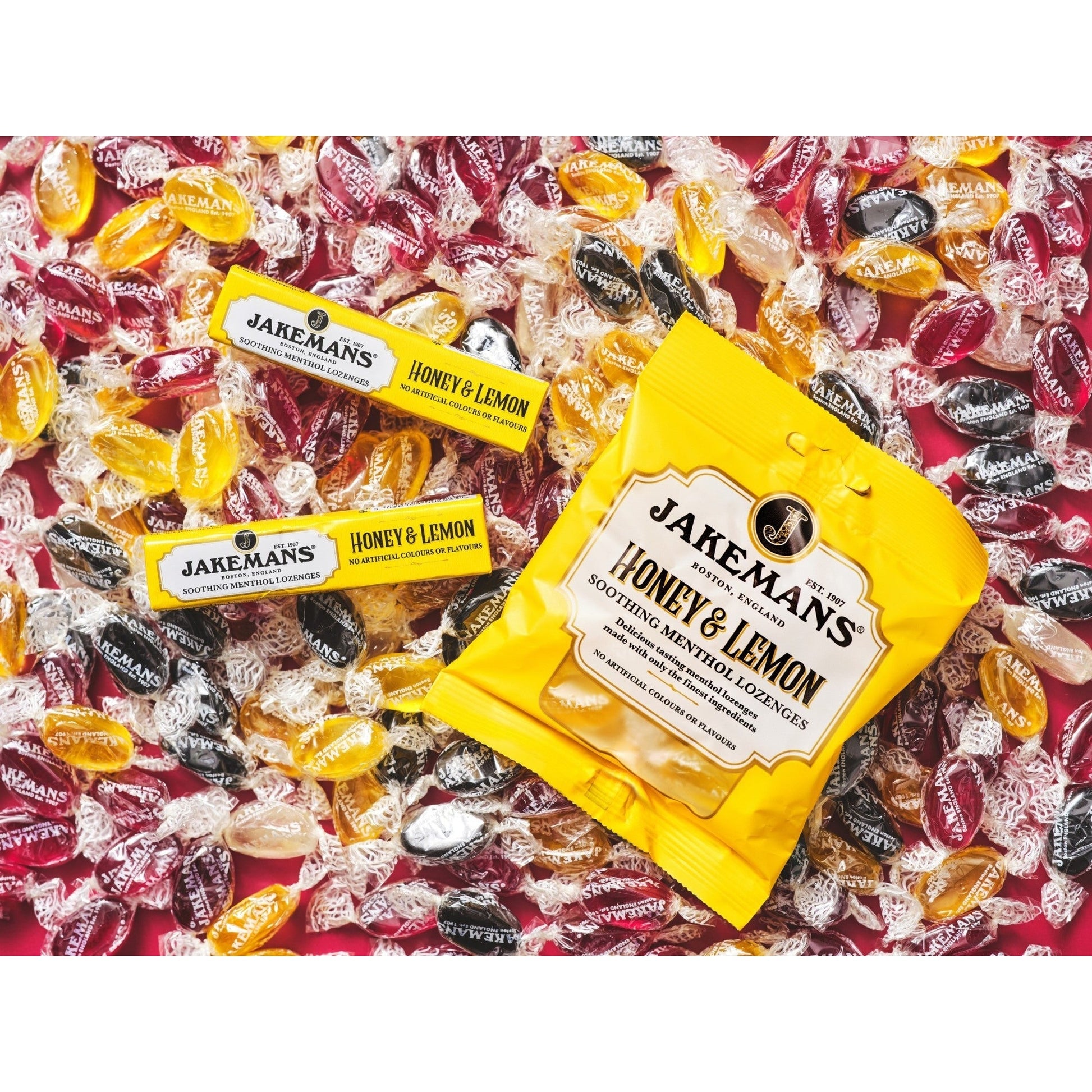 Jakemans - Honey & Lemon Soothing Menthol Lozenges 73g - Medaid International