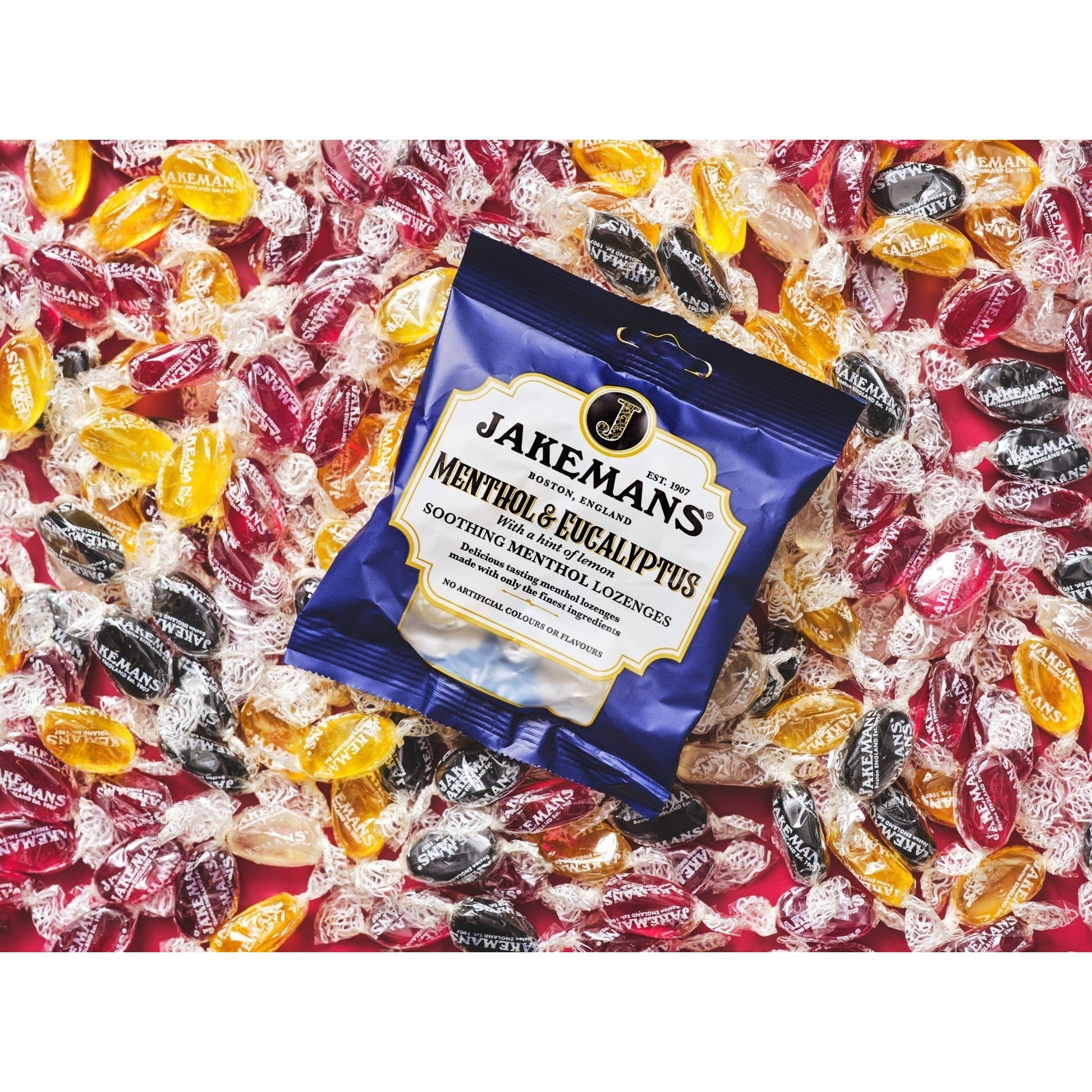 Jakemans - Menthol & Eucalyptus Soothing Menthol Lozenges 73g - Medaid International