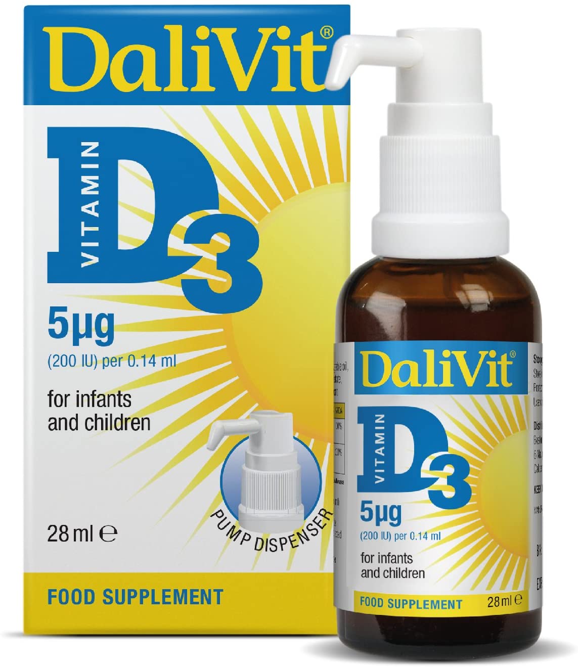 Dalivit - Vitamin D3 Drops 28ml - Medaid International