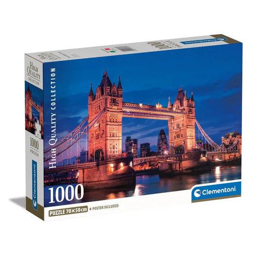 Adult Puzzle PZL 1000 TOWER BRIDGE AT NIGHT - Medaid International