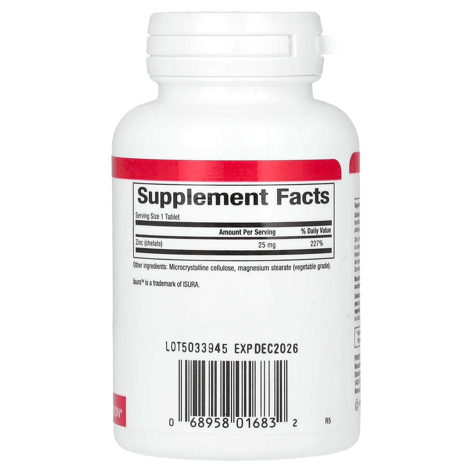 Natural Factors, Zinc Chelate, 25 mg, 90 Tablets - Medaid International